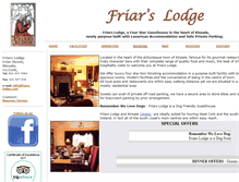 Tablet Screenshot of friars-lodge.com
